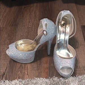 Stiletto Heels with Ankle Strap